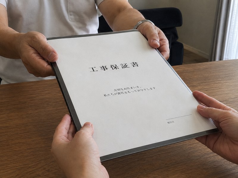 施工後のアフターフォロー — 優建装